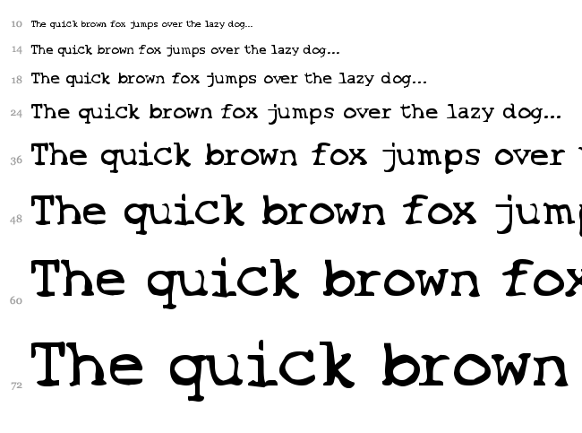 SF Espionage font waterfall